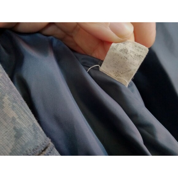 VTG London Fog Wamsutta Woven Tapestry Trench Coat Wms Sz 12 Petite - Picture 5 of 15